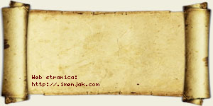 Jana Goranović vizit kartica